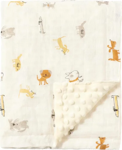 Miniatura 29 de CREVENT Manta de bebé de minky para niñas y niños, manta suave de felpa para recién nacidos - 30 x 40 pulgadas (Animal)