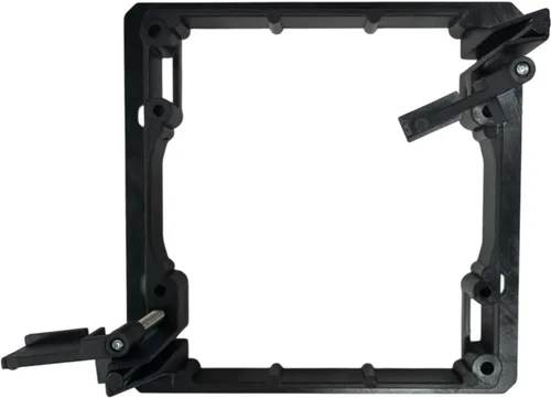 Miniatura 7 de iMBAPrice Soporte de montaje de bajo voltaje de 2 bandas, soporte para paneles de yeso para placas de pared de paso de cables, soporte LV2-2