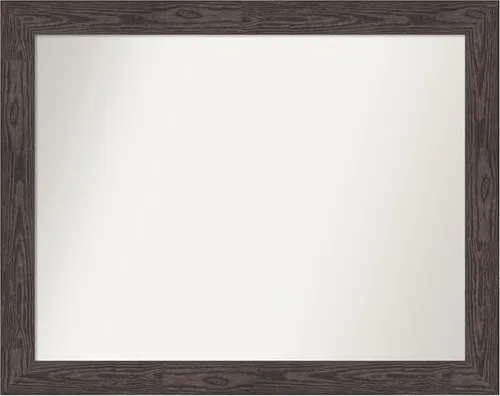 Miniatura 185 de Amanti Art Espejo personalizado, espejo de baño negro puente, espejo de pared o espejo de tocador de baño sobre el fregadero (26 x 26 pulgadas)
