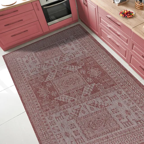 Miniatura 198 de Keen Home Design Alfombra de pasillo para exteriores, 26 x 119 pulgadas, lavable para interiores y exteriores, para patio, cocina, balcón, playa