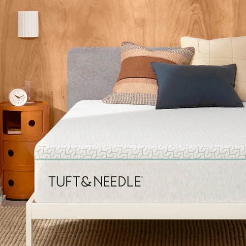 Tuft & Needle Colchón híbrido tamaño individual mediano original en una caja, espuma adaptativa, bobinas envueltas individualmente, alivio de