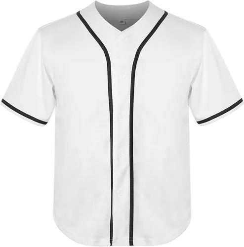 Miniatura 42 de Phoneutrix Camiseta de béisbol en blanco para jóvenes, camisetas de manga corta para niños, uniformes deportivos