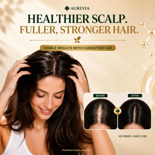 Miniatura 3 de Suero para el crecimiento del cabello, Redensyl y Capixyl con aceite de romero, biotina y péptidos para adelgazar el cabello y la pérdida