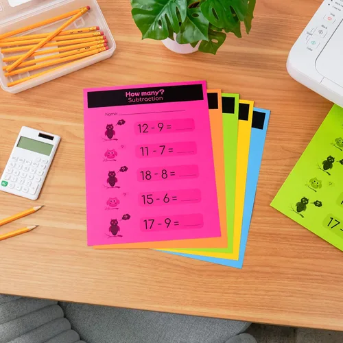 Miniatura 4 de Astrobrights Mega Collection, papel de color, surtido "brillante" de 5 colores, 625 hojas, 24 lb / 89 g / m2, 8.5 "x 11 - MÁS HOJAS! (91684)