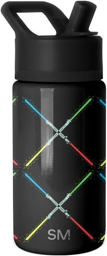 Miniatura 32 de Simple Modern - Botella de agua para niños Summit con tapa con pajilla Taza de acero inoxidable aislada de 14 onzas de Marvel Spider Man