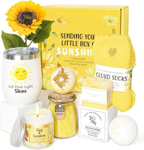 Miniatura 8 de Regalos de cumpleaños para mujeres, envío de regalos de Navidad, cesta de regalos Get Well Soon, paquete de cuidado único, cesta de regalos de spa