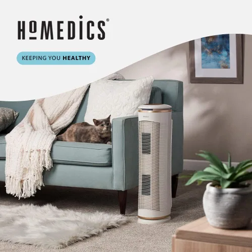 Miniatura 7 de Homedics TotalClean - Filtro de repuesto para purificador de aire tipo HEPA, funciona con purificadores de aire Homedics AT-PET01, AT-PET02 y AT-45