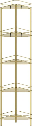 Miniatura 19 de HuggieGems Estante Organizador de Esquina para Ducha de 2 Niveles con Ganchos, Soporte de Estantes de Baño, Negro