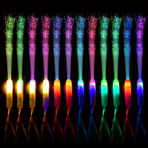 M.best 30 varillas luminosas para fiestas, 3 modos de luz LED intermitente colorida para recuerdos de fiesta