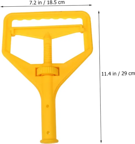 Miniatura 6 de ULTECHNOVO 2 unids cabeza de fregona comercial de microfibra mopa de microfibra mopa mojada mopa comercial mango de fregona plana cabeza