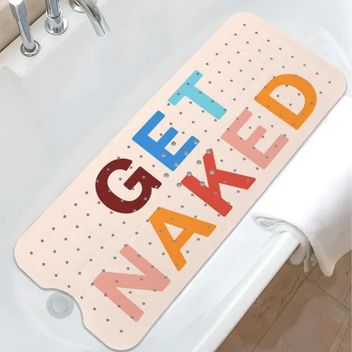 Miniatura 26 de Tapete de baño de sirena antideslizante, bonito tapete de baño de goma para bañera, tapete de baño para niños y niñas pequeñas, tapete de ducha