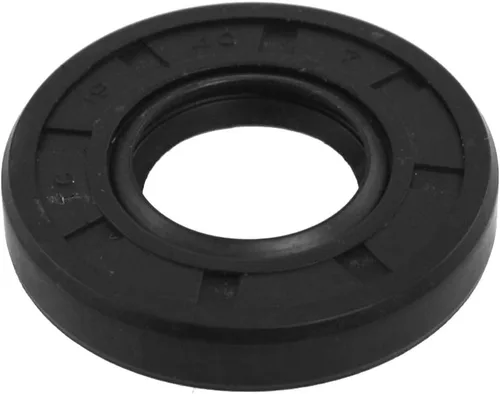 Miniatura 15 de uxcell Caucho doble de los labios del sello de aceite del eje rotatorio métrico 49.2x82.0x16.4 ft m TC, negro