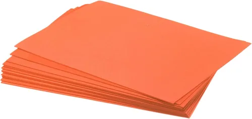 uxcell Hojas de espuma EVA naranja, 12 x 9 pulgadas, 0.079 in de grosor para manualidades, paquete de 12