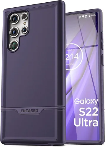 Miniatura 9 de ENCASED Funda protectora para Samsung Galaxy S22 Ultra - Cubierta de teléfono resistente (negro)