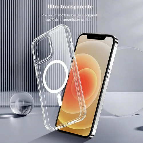 Miniatura 5 de CACOE Funda magnética para iPhone 12 y iPhone 12 Pro de 6.1 pulgadas - Compatible con MagSafe y soporte magnético para teléfono en el automóvil,