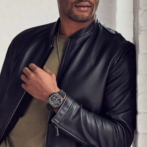 Miniatura 5 de Bulova Precisionist X Special Edition - Reloj de pulsera de cuero verde con cronógrafo para hombre 98B355, Cronógrafo, movimiento de cuarzo