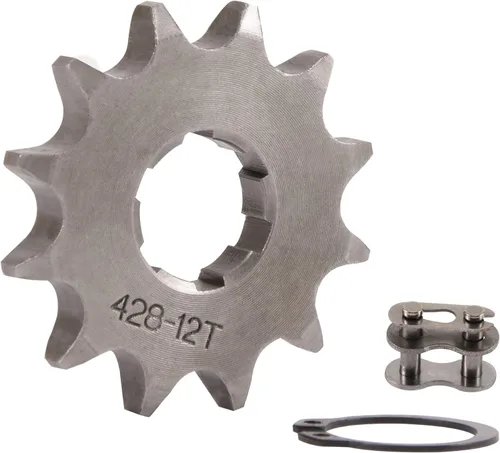 Miniatura 9 de WOOSTAR Piñón delantero para motocicleta 428-11T 17mm para 50cc 70cc 90cc 110cc 125cc Dirt Pit Bike Mini Bike ATV 4 ruedas