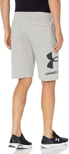 Miniatura 5 de Under Armour Pantalones cortos Rival Fleece Big Logo para hombre, Negro