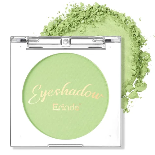 Miniatura 41 de Erinde Sombra de Ojos Negra, Sombra de Ojos Mate en Polvo Compacto, Maquillaje de Párpado de Tono Mate para Mujeres, Alta Pigmentación, Larga 01#