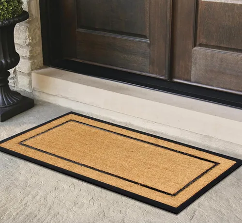 Miniatura 124 de A1HC Tapete para Puerta de Fibra de Coco Natural y Caucho, 30"x48" – Grueso, Duradero, Resistente, Anti-Desprendimiento, Resistente a