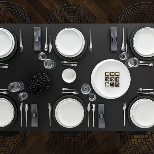Miniatura 3 de Villeroy & Boch - Plato NewMoon Gourmet, plato moderno para ocasiones especiales, porcelana premium, apto para lavavajillas, 12.6 pulgadas, blanco