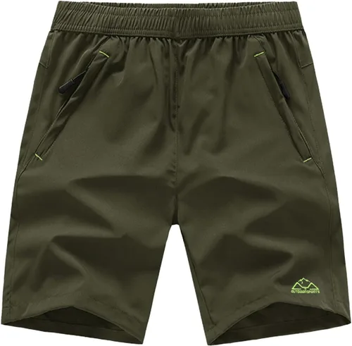 TBMPOY Pantalones cortos de senderismo para hombre de 7 pulgadas, de secado rápido, atléticos, gimnasio, deportes al aire libre, entrenamiento,