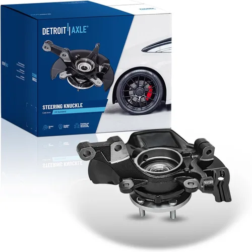 Miniatura 95 de Detroit Axle - Conjunto de manguetas de dirección delanteras de 2 piezas para Hyundai Accent 06-11, 2 manguetas de dirección y conjunto de buje