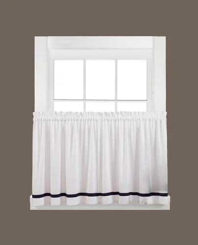 Miniatura 14 de SKL Home Sutton Cenefa para ventana, 18 x 38 pulgadas, Burdeos