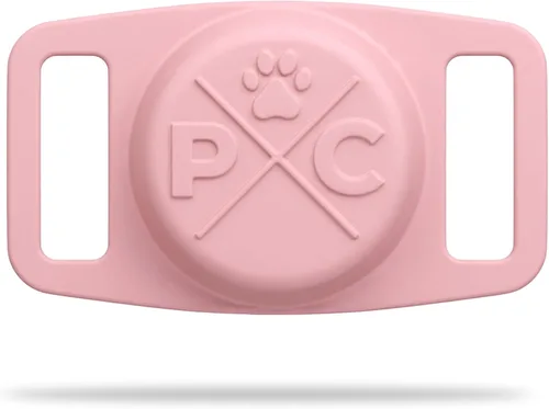 Miniatura 16 de Pup Culture Soporte de AirTag para collar de perro, para rastreador de perros GPS, para Apple iPhone, para perros y gatos Naranja