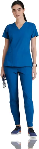 Miniatura 4 de Barco ONE - Top de 5 bolsillos con cuello en V para mujer, elástico en 4 direcciones