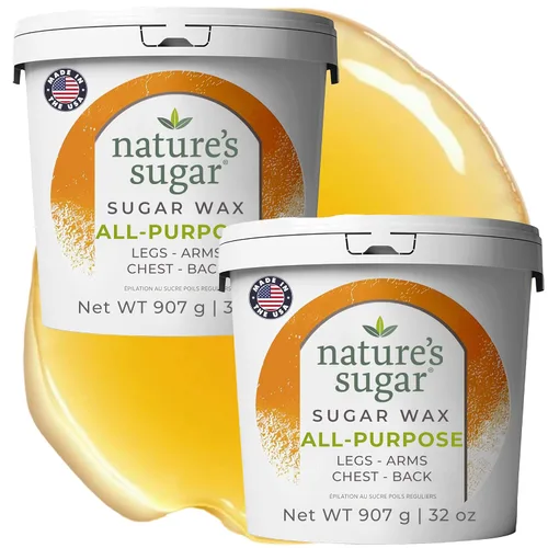 Miniatura 11 de Nature’s Sugar Pasta de Cera de Azúcar Firme para Depilación de Pelo Grueso - Cejas, Axilas y Bikini – Suave Sin Tiras para Cuerpo, Cara y Todo Tipo