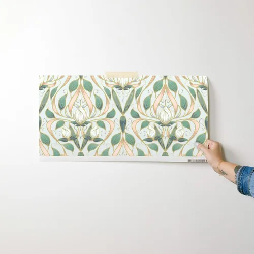 Miniatura 7 de Papel tapiz para despegar y pegar, diseño Art Nouveau Blossom Floral Nature Blossoms Elegante papel pintado extraíble personalizado por Spoonflower