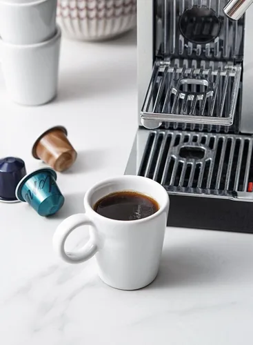 Miniatura 3 de LE TAUCI Tazas de café expreso de 3 onzas, taza Demitasse de cerámica, mini tazas de café para el hogar u oficina, taza de café expresso apilable