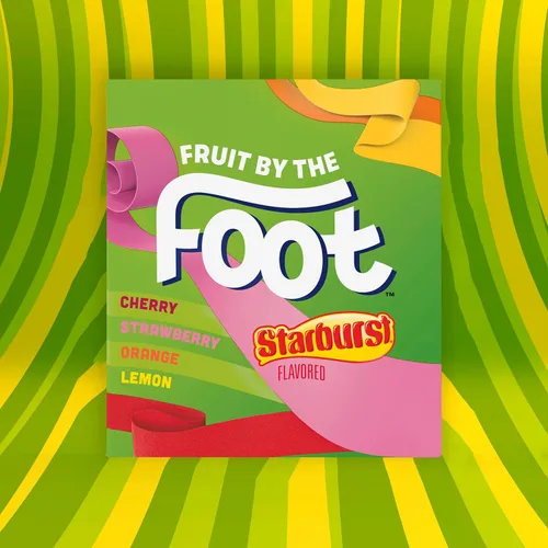 Miniatura 4 de Fruit by the Foot Snacks con sabor a frutas, Starburst, paquete variado, 6 unidades (paquete de 8)