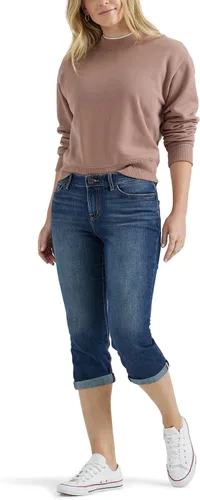 Miniatura 4 de Lee Flex Motion - Jeans capri de 5 bolsillos para mujer