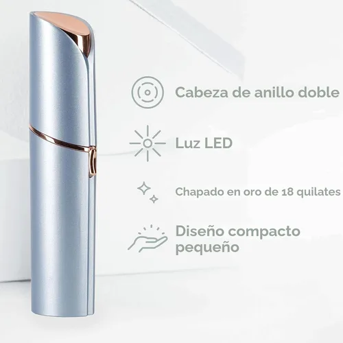 Miniatura 5 de innobeaut Depilación facial para mujeres, removedor de vello facial eléctrico sin dolor para cara, labios, barbilla con USB recargable, azul