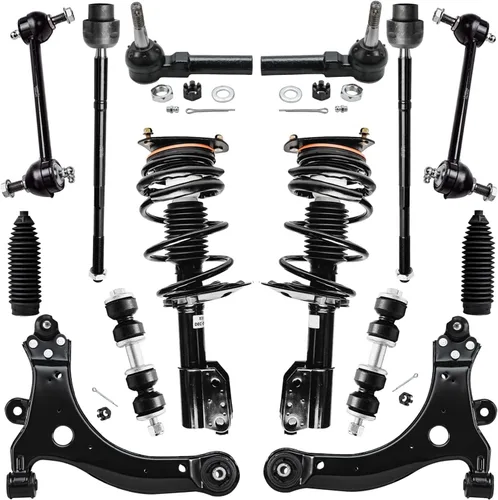 Miniatura 128 de Detroit Axle - Kit de suspensión frontal de 16 piezas para RWD Chrysler 300 Dodge Charger Challenger Magnum 6 brazos de control con rótulas 2