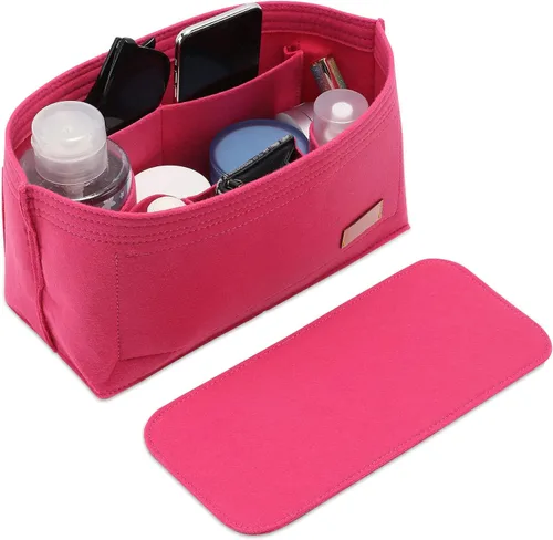 Doxo - Organizador para bolsos y bolsas grandes de fieltro, se adapta a los modelos Speedy y Neverfull ONTHEGO, 3 tamaños6 colores, Rosa