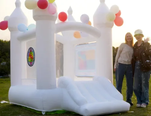 Miniatura 10 de Whubefy Casa inflable para niños, castillo animoso Dreamwing para niños de 8 a 12 años, diversión en interiores y patio trasero, casa inflable