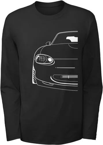 Miniatura 2 de Miata MX-5 NB White Outline - Sudadera con capucha unisex, Playera
