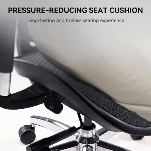Miniatura 7 de SIHOO Doro S100 Ergonomic Office Chair - Dual Dynamic Lumbar Support, 4D Coordinated Armrests, 5-Level Adjustable Backrest, Recline Angle 135-degree