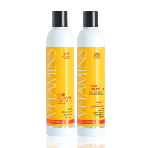 Miniatura 16 de Acondicionador para pérdida del cabello VITAMINS de Nourish Beaute, resultados potentes con bicapil patentado, suministro para 2+ meses