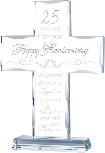 Miniatura 17 de YWHL 50 aniversario de boda, regalos de cruz religiosa para mujeres y hombres, regalo romántico de 50 años para él y ella, recuerdo de cruz