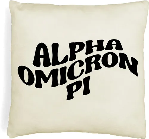 Miniatura 29 de sockprints Mod Alpha Chi Omega - Funda de almohada de 18 x 18 pulgadas, fundas de almohada de hermandad de mujeres - Almohada decorativa