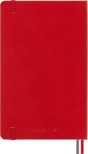 Miniatura 3 de Moleskine Cuaderno clásico expandido, tapa dura, grande (5 x 8.25 pulgadas), a rayas/forrado, rojo, 400 páginas