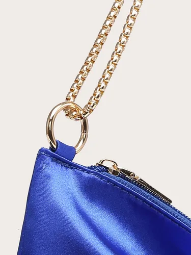 Miniatura 6 de Verdusa Bolso de noche de satén para mujer, bolso de hombro