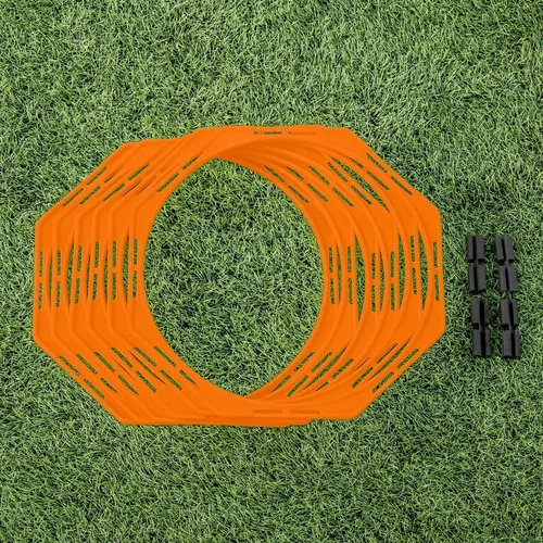 Miniatura 8 de FORZA Anillos octa de entrenamiento de agilidad [Pack de 6] Equipo de entrenamiento de fútbol Juego de anillos de agilidad multideporte Equipo
