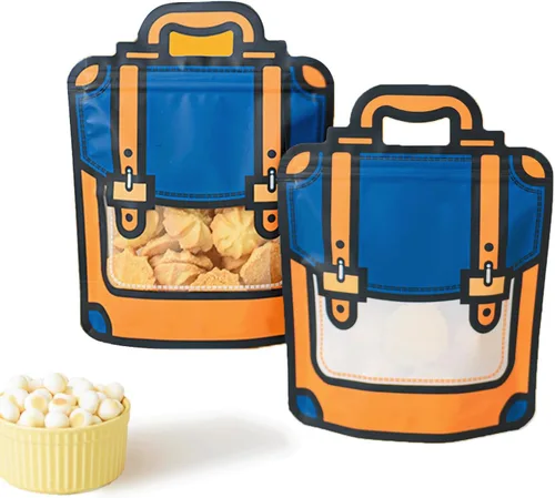Miniatura 13 de 50 bolsas de pan de 8.6 pulgadas con cierre de alambre, bolsas grandes para pan hechas de papel de algodón marrón, bolsa de almacenamiento y empaque