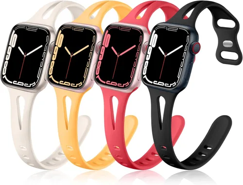 Miniatura 11 de Getino Compatible con Apple Watch Band 1.57, 1.49, 1.61, 1.65 pulgadas iWatch Series 11, 10, 9, 8, 7, 6, 5, 4, 3, 2, 1 SE, para mujeres, correas