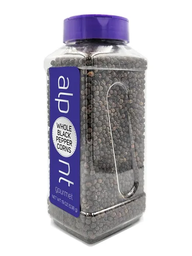 Miniatura 3 de ALPONT GOURMET Whole Black Peppercorns - Whole Peppercorns for Grinder Refill - Ideal for BBQ, Curries, Spice Blend, Meat & Seafood - 2.01oz